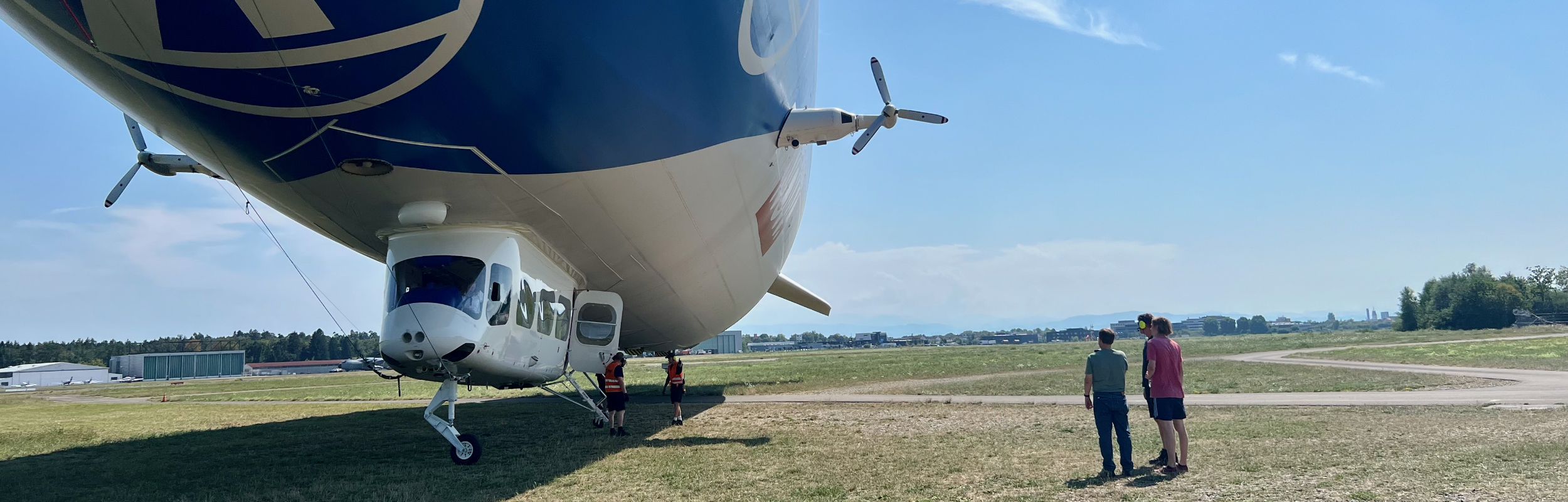 Taking a Zeppelin Tour Over the Bodensee (Lake Constance) from Friedrichshafen, Germany